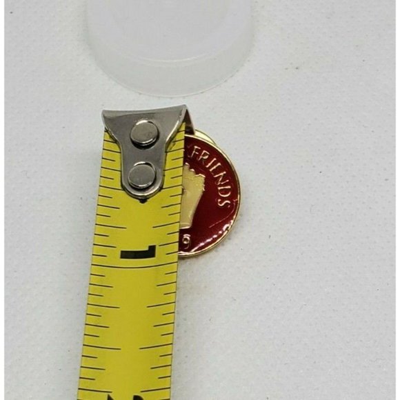 Vintage 1999 Food And Friends Red Canada ASI 53697 Lapel Hat Button Pin - Picture 9 of 10